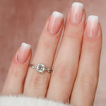 Load image into Gallery viewer, Sparkling Cushion Moissanite Bridal Ring