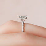 Load image into Gallery viewer, Custom Emerald Cut Bridal Jewelry