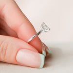 Load image into Gallery viewer, Moissanite 1.50 CT Radiant Cut Diamond Art Deco Handmade Anniversary Ring Mapple Gems