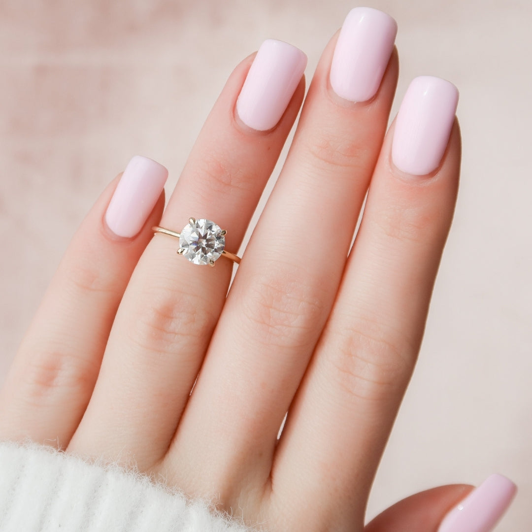 Handmade Vintage Inspired Moissanite Ring