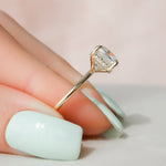 Load image into Gallery viewer, Custom Cushion Cut Moissanite Ring