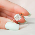 Load image into Gallery viewer, VVS Clarity Cushion Engagement Ring