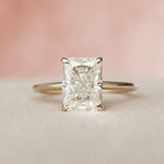 Load image into Gallery viewer, Moissanite 2.50 CT Radiant Cut Diamond Art Deco Anniversary Ring Mapple Gems