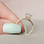 Load image into Gallery viewer, Luxury Solitaire Moissanite Ring