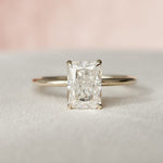 Load image into Gallery viewer, Moissanite 2 CT Radiant Cut Diamond Art Deco Victorian Enagagement Ring Mapple Gems