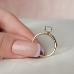 Load image into Gallery viewer, Moissanite 2 CT Radiant Cut Diamond Art Deco Victorian Enagagement Ring Mapple Gems