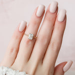 Load image into Gallery viewer, Moissanite 2 CT Radiant Cut Diamond Art Deco Victorian Enagagement Ring Mapple Gems
