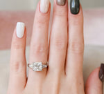 Load image into Gallery viewer, Moissanite 3 CT Princess Cut Diamond Wedding Ring Mapple Gems