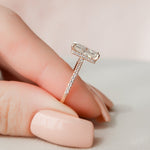 Load image into Gallery viewer, Moissanite 3.45 CT Radiant Cut Diamond Art Deco Anniversasry Ring Mapple Gems