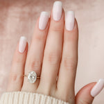 Load image into Gallery viewer, Dainty 4 Prong Claw Moissanite Ring