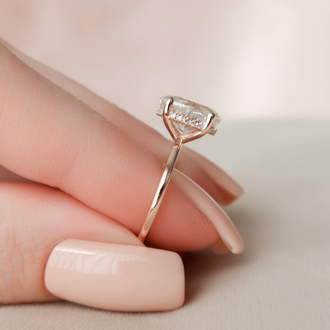 Classic Oval Solitaire Proposal Ring