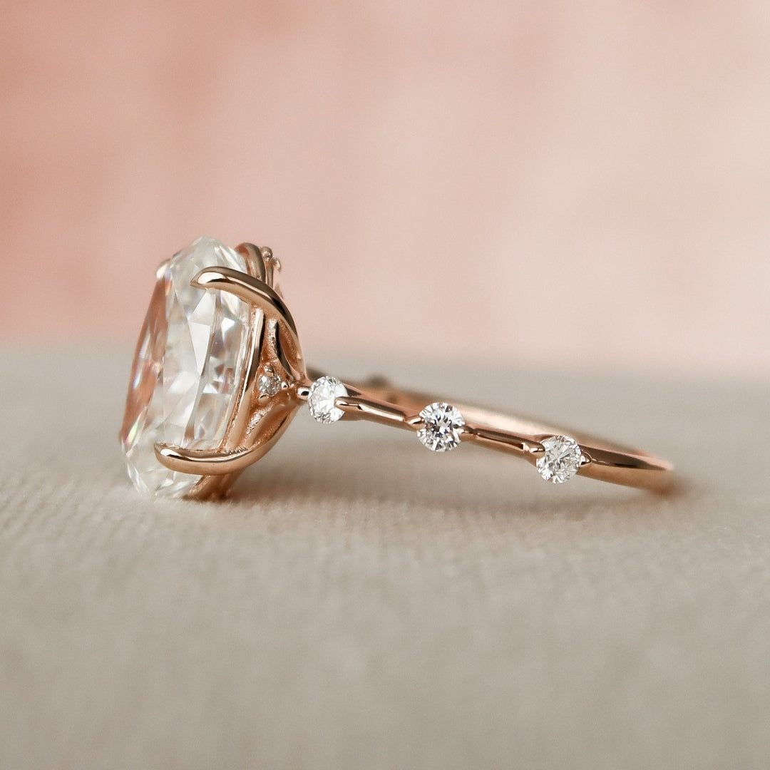 Conflict-Free Moissanite Anniversary Ring
