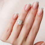 Load image into Gallery viewer, Moissanite 3 CT Radiant Cut  Diamond Art Deco Gothic Engagement Ring Mapple Gems