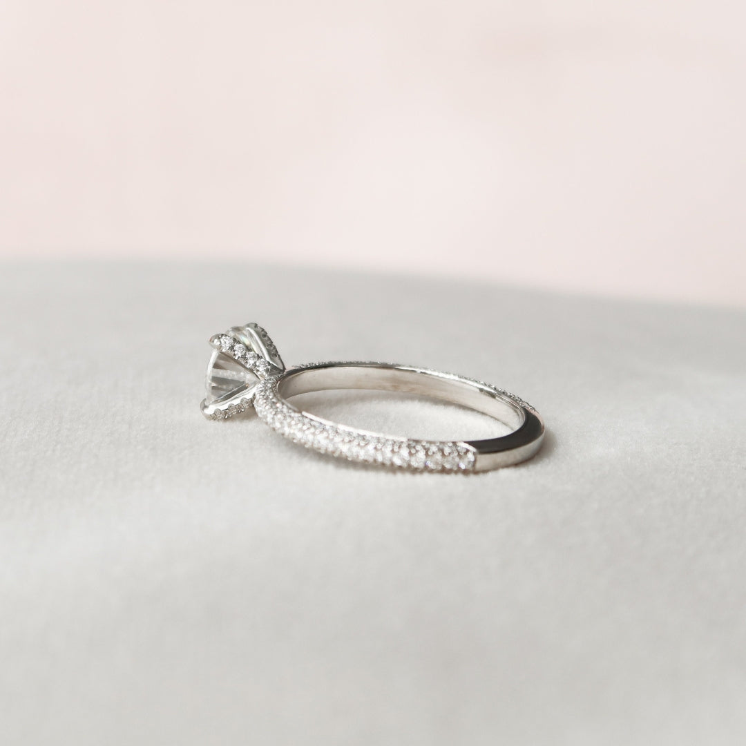 Conflict-Free Round Cut Moissanite Bridal Jewelry