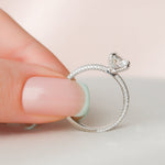 Load image into Gallery viewer, Custom Round Cut Moissanite Engagement Set