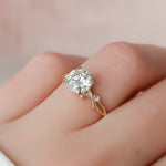 Load image into Gallery viewer, Dainty Minimalist Moissanite Engagement Ring