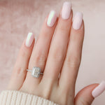 Load image into Gallery viewer, Moissanite 4.50 CT Radiant Cut Diamond Art Deco Victorian Enagagement Ring Mapple Gems