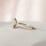 Load image into Gallery viewer, Moissanite 4.50 CT Radiant Cut Diamond Art Deco Victorian Enagagement Ring Mapple Gems