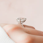 Load image into Gallery viewer, Handmade Pave Half Eternity Bridal Ring