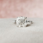 Load image into Gallery viewer, Elongated Cushion Cut Moissanite Engagement Ring