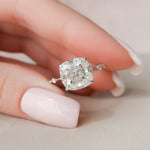 Load image into Gallery viewer, Handmade Distance Pave Diamond Wedding Ring