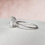 Load image into Gallery viewer, Classic Cushion Cut Bridal Ring