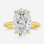 Load image into Gallery viewer, Classic Solitaire Oval Engagement Ring