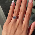 Load image into Gallery viewer, Classic Cushion Moissanite Bridal Ring