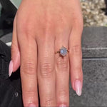 Load image into Gallery viewer, Unique Hexagon Promise Ring for Women