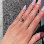 Load image into Gallery viewer, Minimalist Bezel Set Moissanite Ring