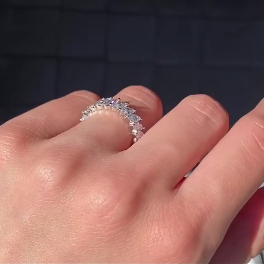 Custom Marquise Diamond Band