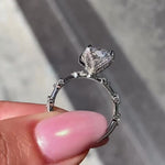 Load image into Gallery viewer, Custom Radiant Cut Moissanite Jewelry