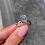 Load image into Gallery viewer, Handmade 14K Gold Moissanite Ring