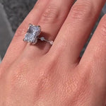 Load image into Gallery viewer, Handmade Radiant Cut Bridal Ring