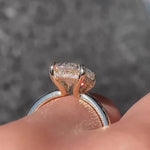 Load image into Gallery viewer, Custom Hidden Halo Bridal Jewelry