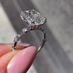 Load image into Gallery viewer, Luxury Radiant Cut Wedding Ring