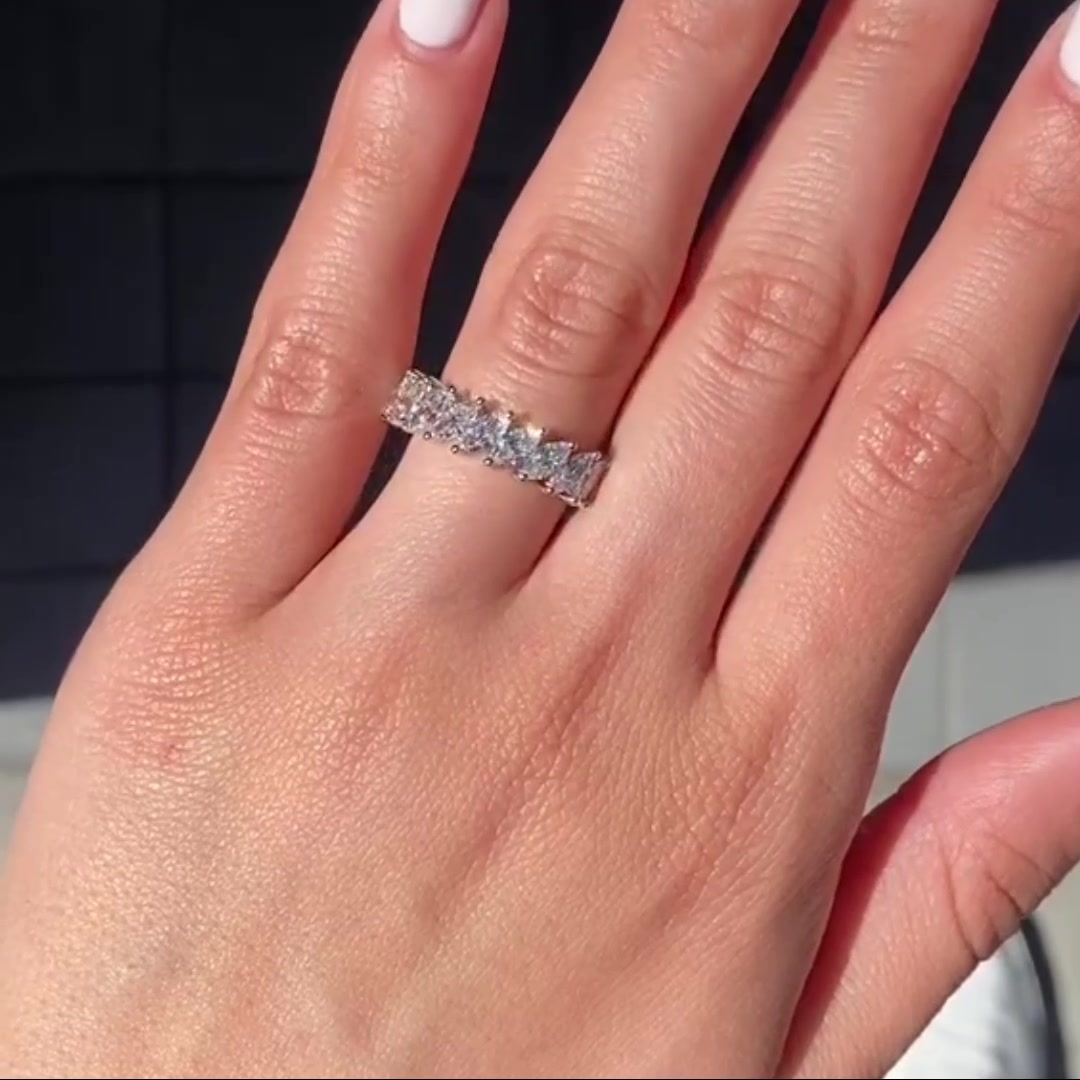 Dainty Eternity Ring for Girlfriends
