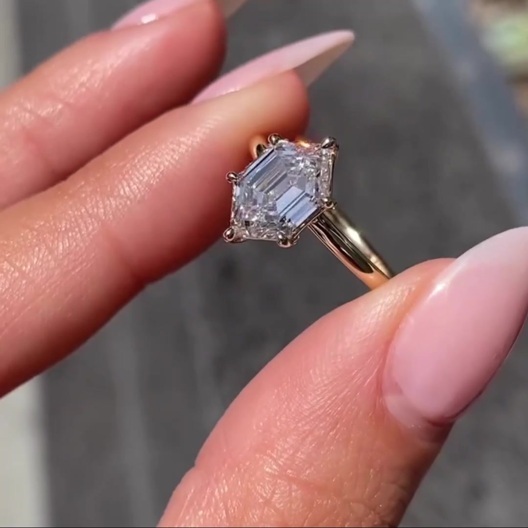 Timeless Moissanite Bridal Ring