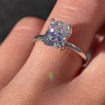 Load image into Gallery viewer, Luxury Solitaire Moissanite Ring