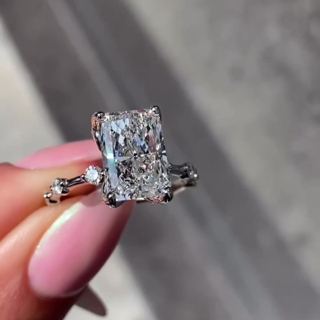 Timeless Moissanite Bridal Ring