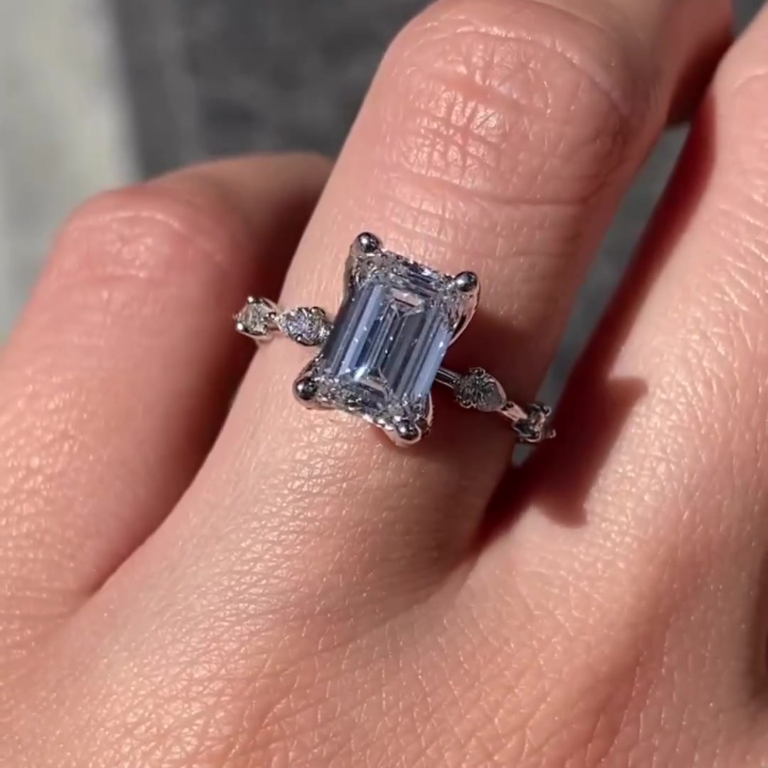 VVS Clarity Moissanite Bridal Ring