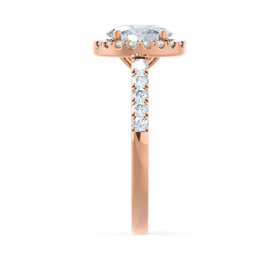 Handmade Oval Solitaire Moissanite Ring