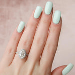 Load image into Gallery viewer, Vintage Inspired Oval Engagement Ring