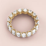Load image into Gallery viewer, 2.50 TCW Oval Cut Lab Grown Diamond Wedding Band Gift For Her Mapple Gems