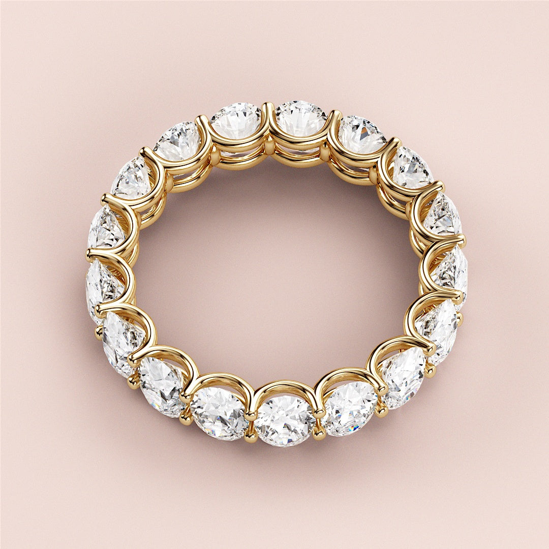 2.50 TCW Oval Cut Lab Grown Diamond Wedding Band Gift For Her Mapple Gems