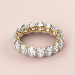 Load image into Gallery viewer, 2.50 TCW Oval Cut Lab Grown Diamond Wedding Band Gift For Her Mapple Gems