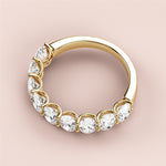 Load image into Gallery viewer, 1.00 TCW Oval Cut Lab Grown Diamond Wedding Band Gift For Her Mapple Gems