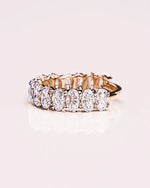 Load image into Gallery viewer, 1.50 CT Oval Cut Lab Grown Wedding Band Gift For Her Mapple Gems