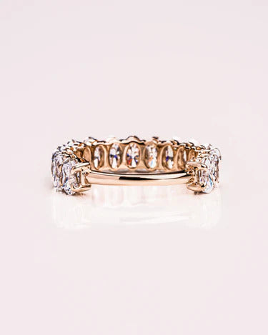 1.50 CT Oval Cut Lab Grown Wedding Band Gift For Her Mapple Gems
