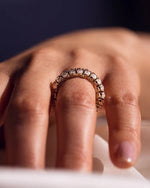 Load image into Gallery viewer, 1.50 CT Oval Cut Lab Grown Wedding Band Gift For Her Mapple Gems